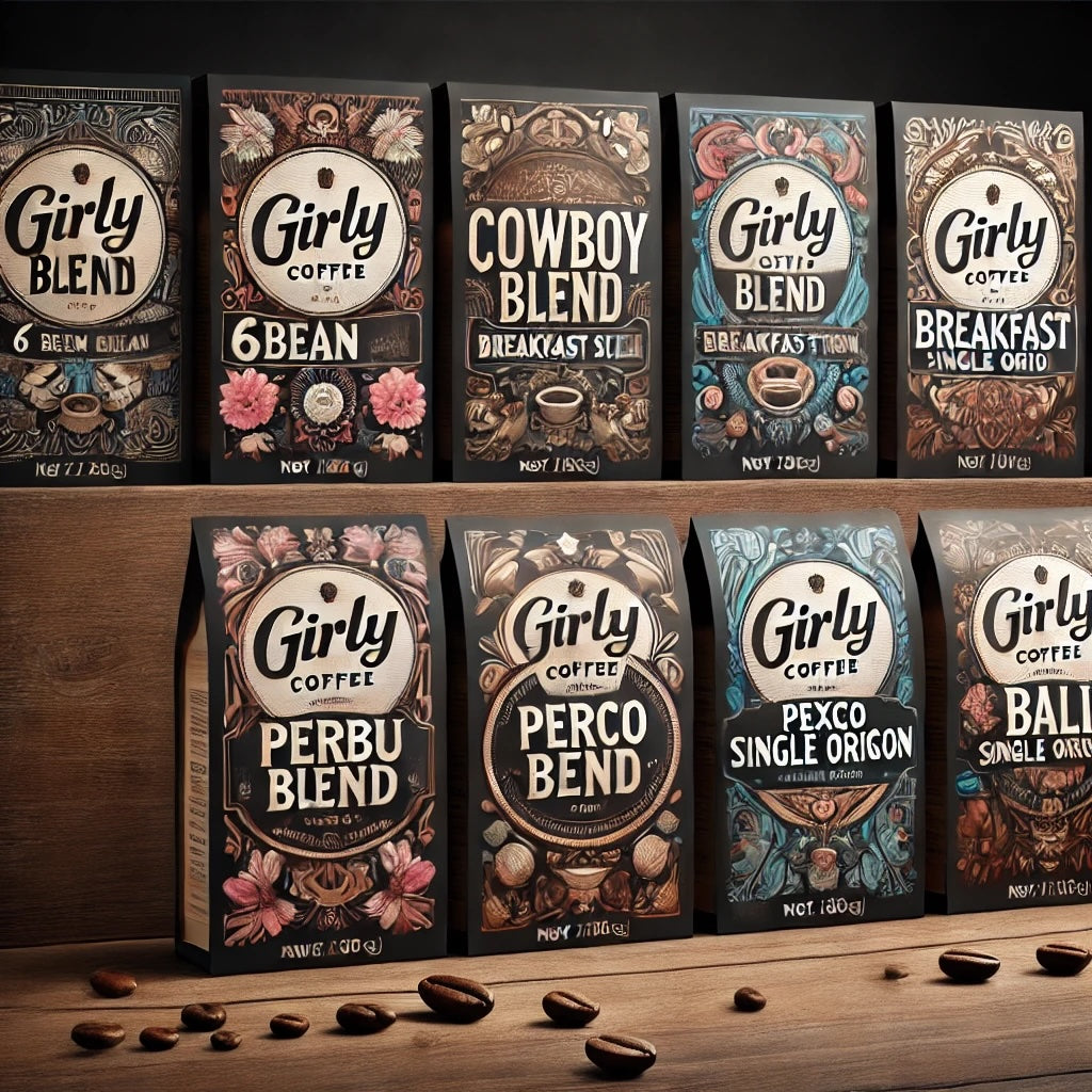 Best Sellers Sample Pack: 6Bean, Cowboy, Breakfast, Peru, Mexico, Bali