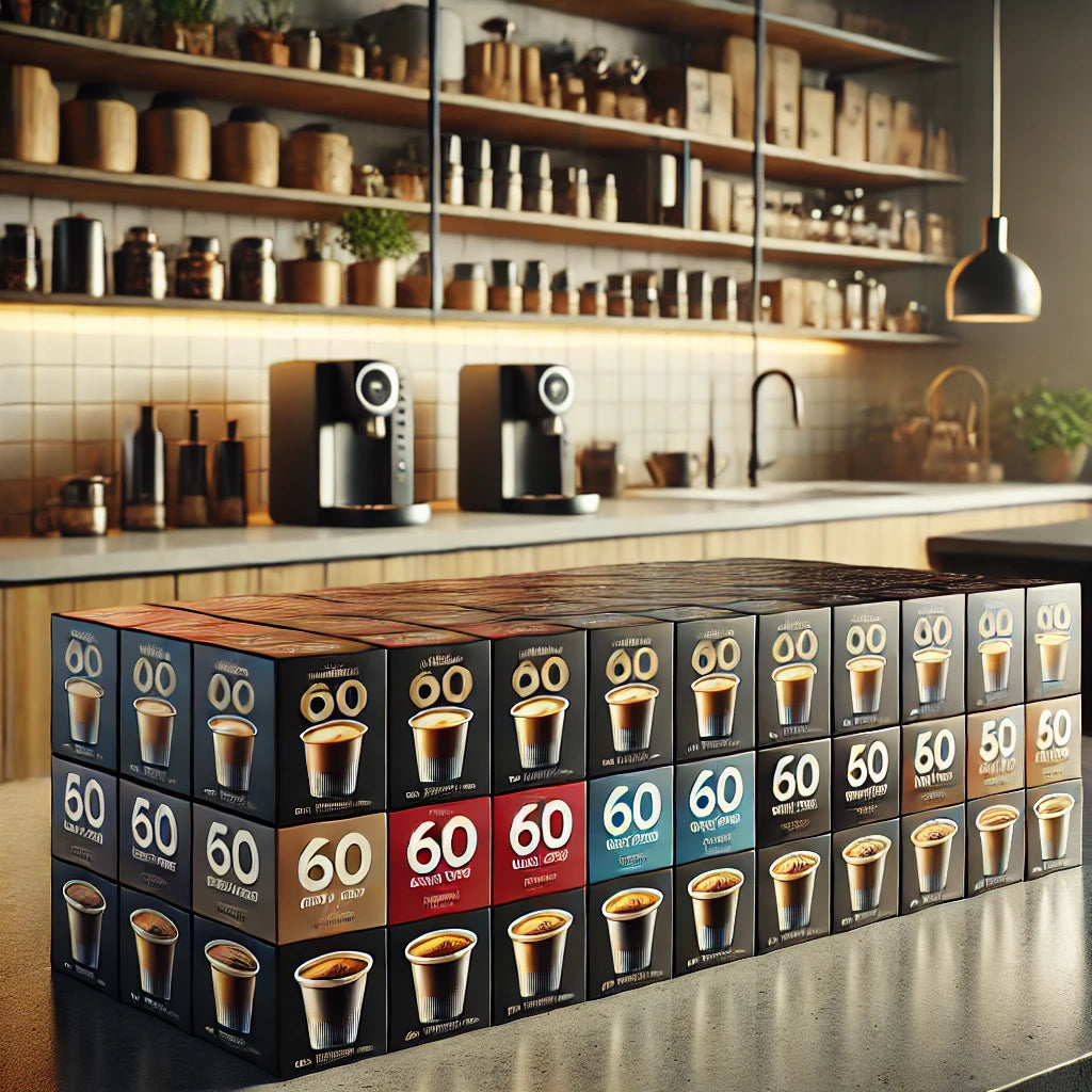 60 Pack Single Serve Coffee Capsules