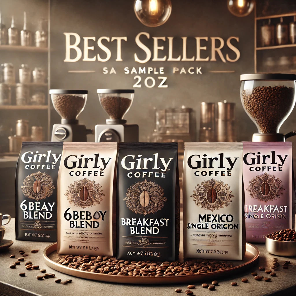 Best Sellers Sample Pack: 6Bean, Cowboy, Breakfast, Peru, Mexico, Bali
