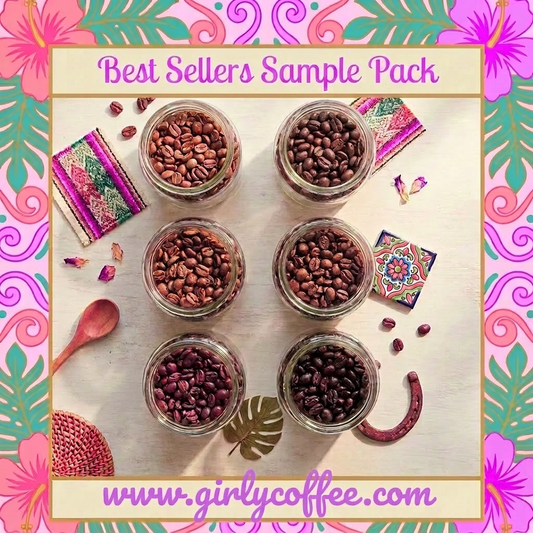 Best Sellers Sample Pack: 6Bean, Cowboy, Breakfast, Peru, Mexico, Bali